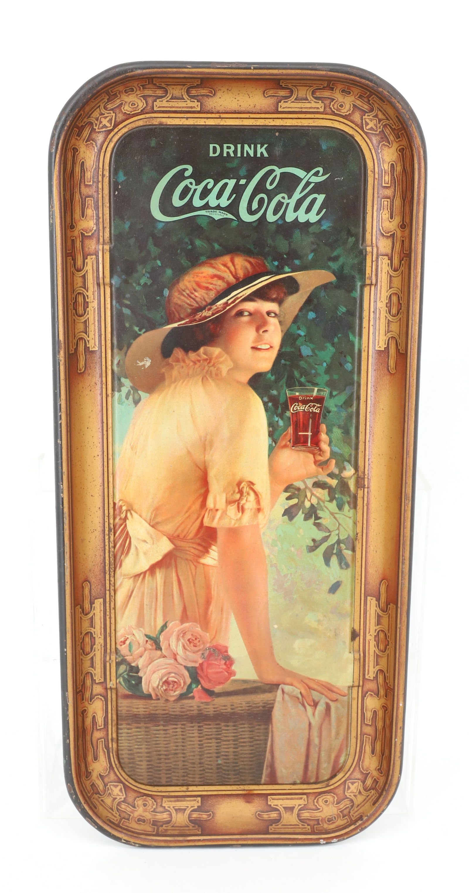 ANTIQUE COCA-COLA ADVERTISING TRAY (1 of 4)