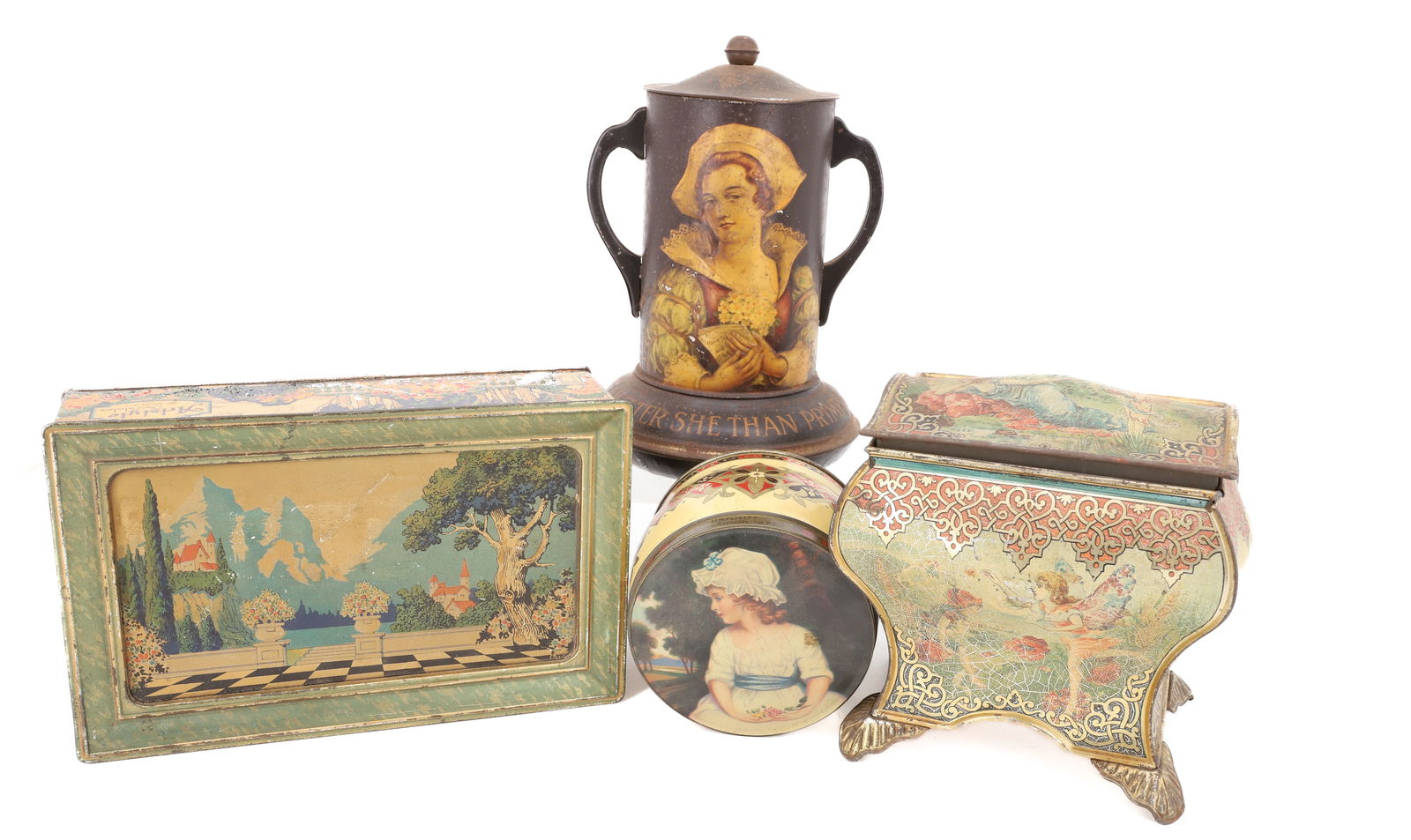 LOT OF BISCUIT AND CHOCOLATE TINS (1 of 6)