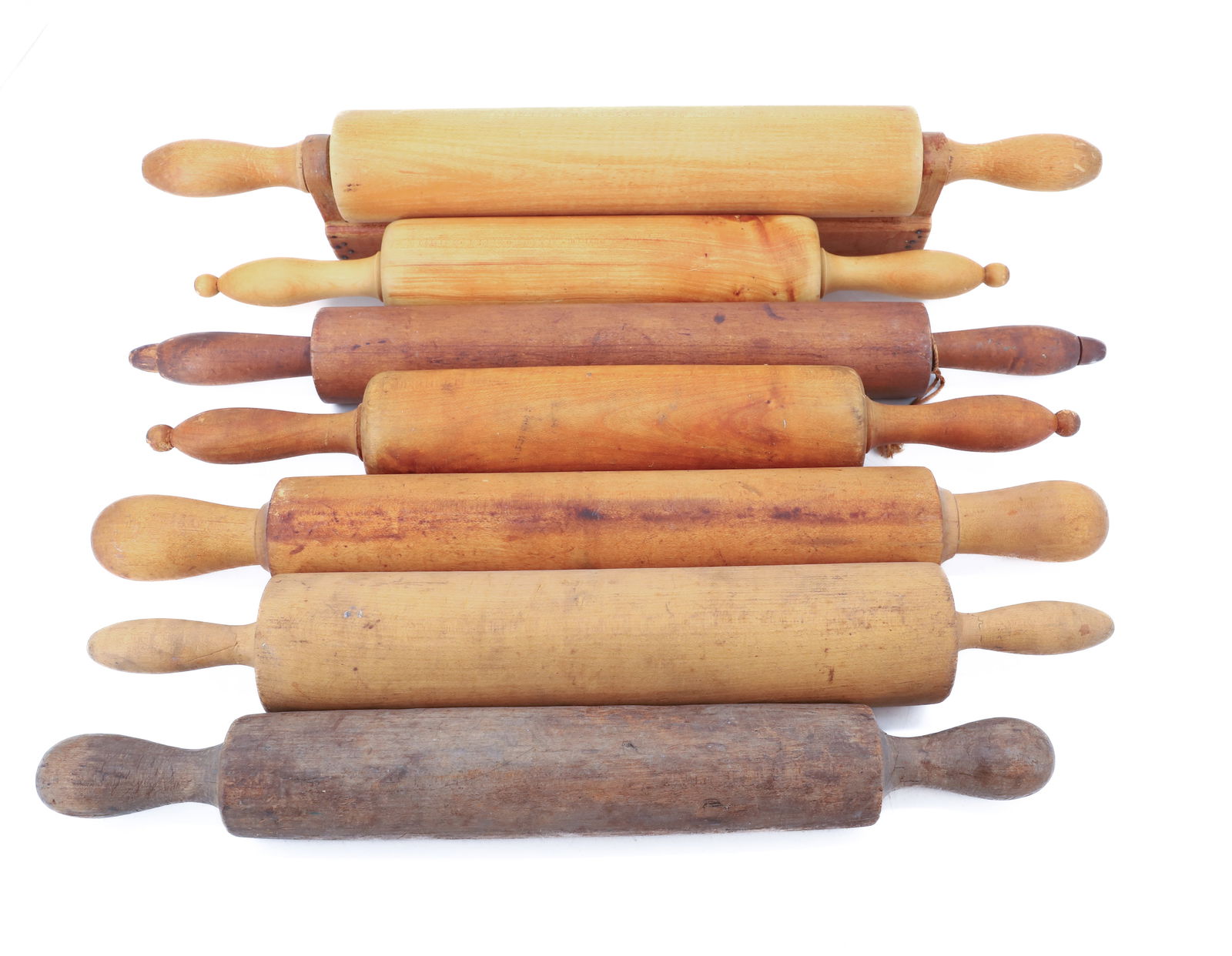 LOT OF WOODEN ROLLING PINS (1 of 5)