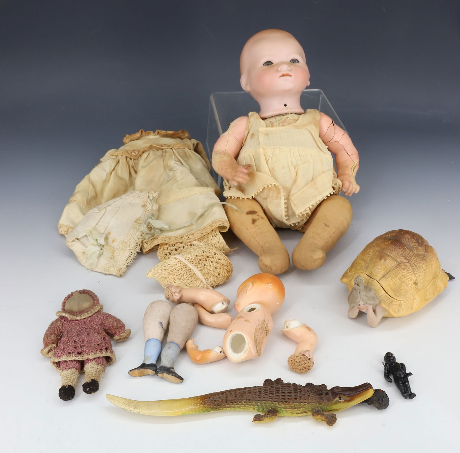 BISQUE BATHING BEAUTY, DOLLS AND NOVELTIES (1 of 8)