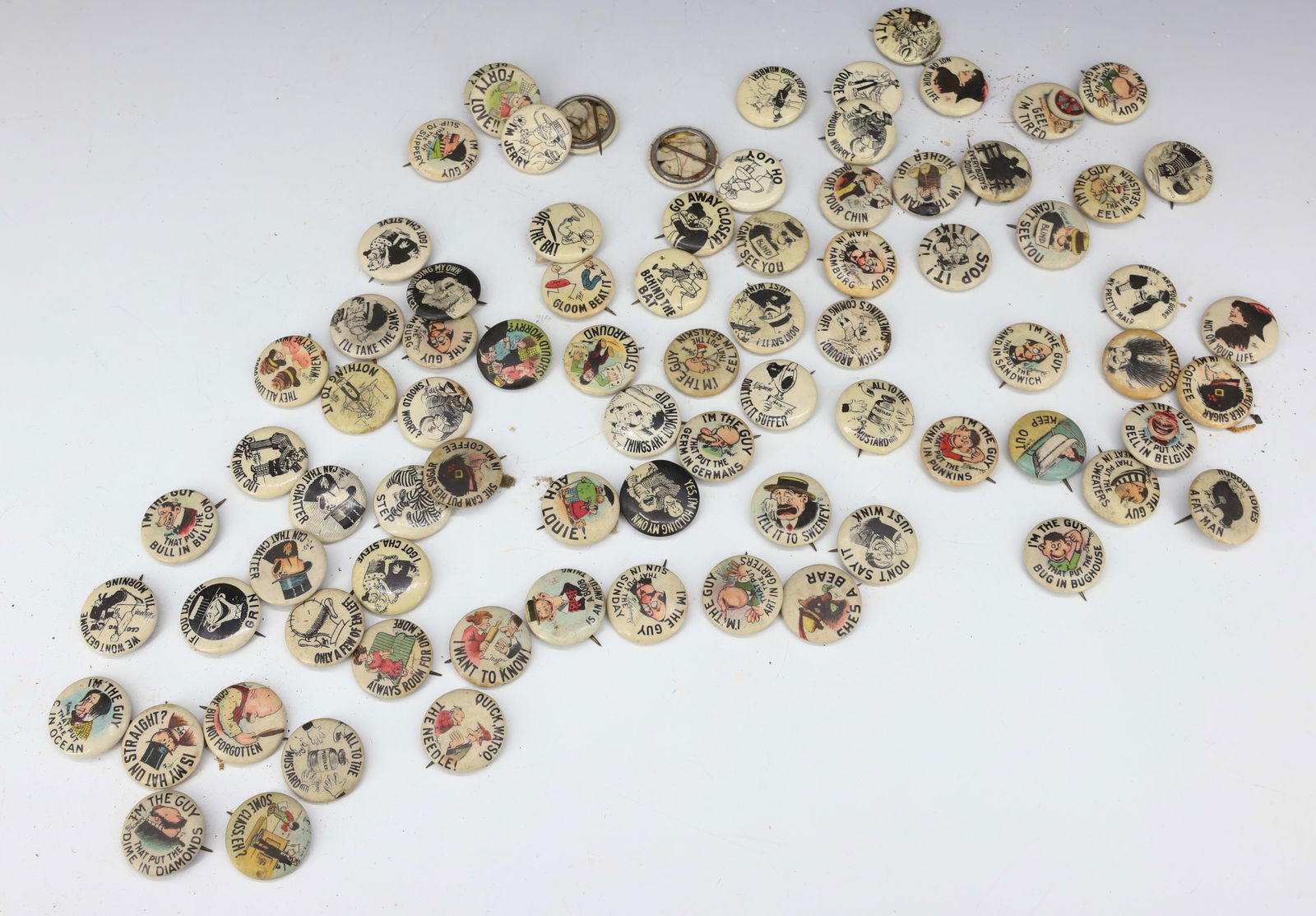 LOT OF (75+) CIGARETTE PINBACKS (1 of 8)