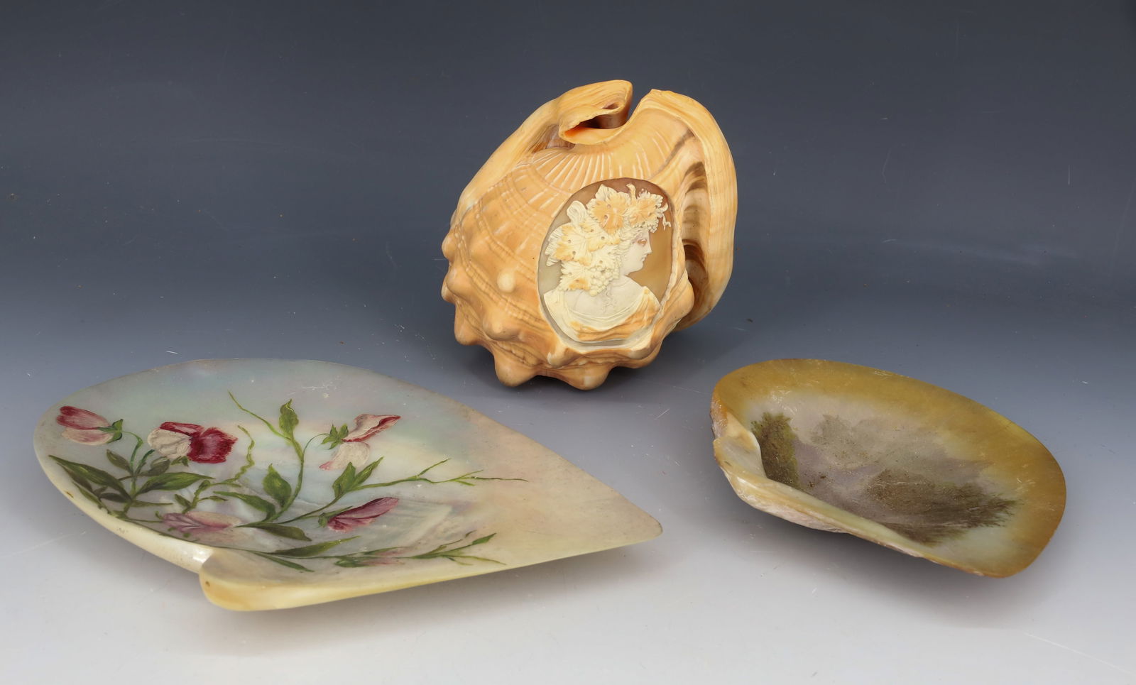 CARVED AND PAINTED SHELLS (1 of 5)