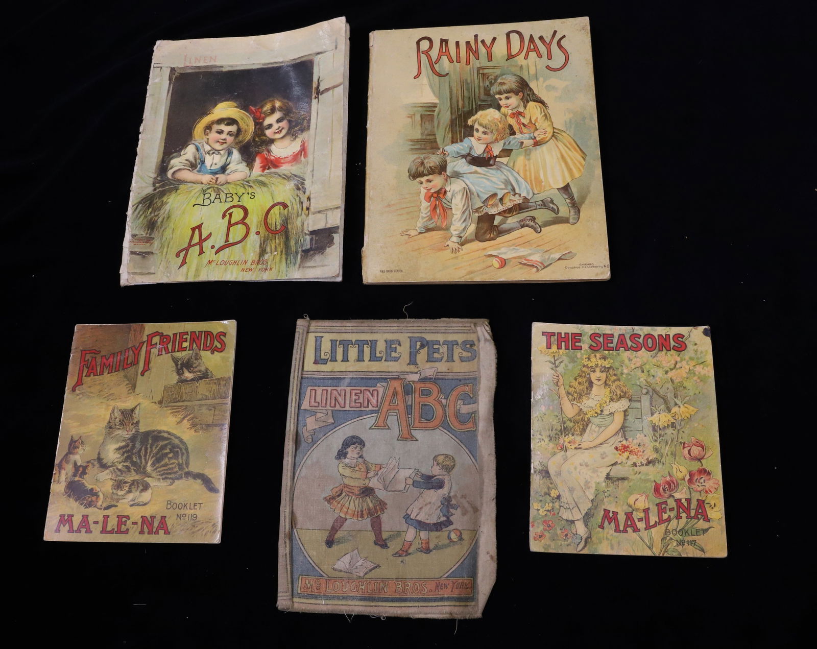 LOT OF ANTIQUE CHILDREN'S BOOKS (1 of 7)