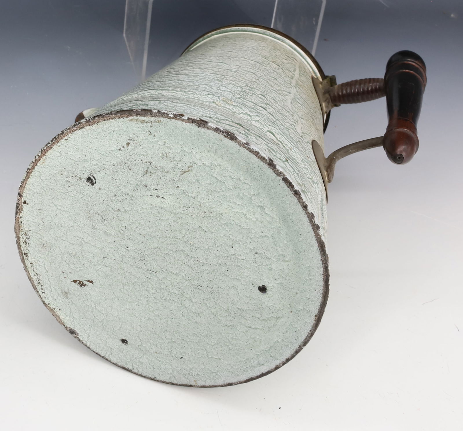 (3) AGATEWARE TEAPOTS - 5