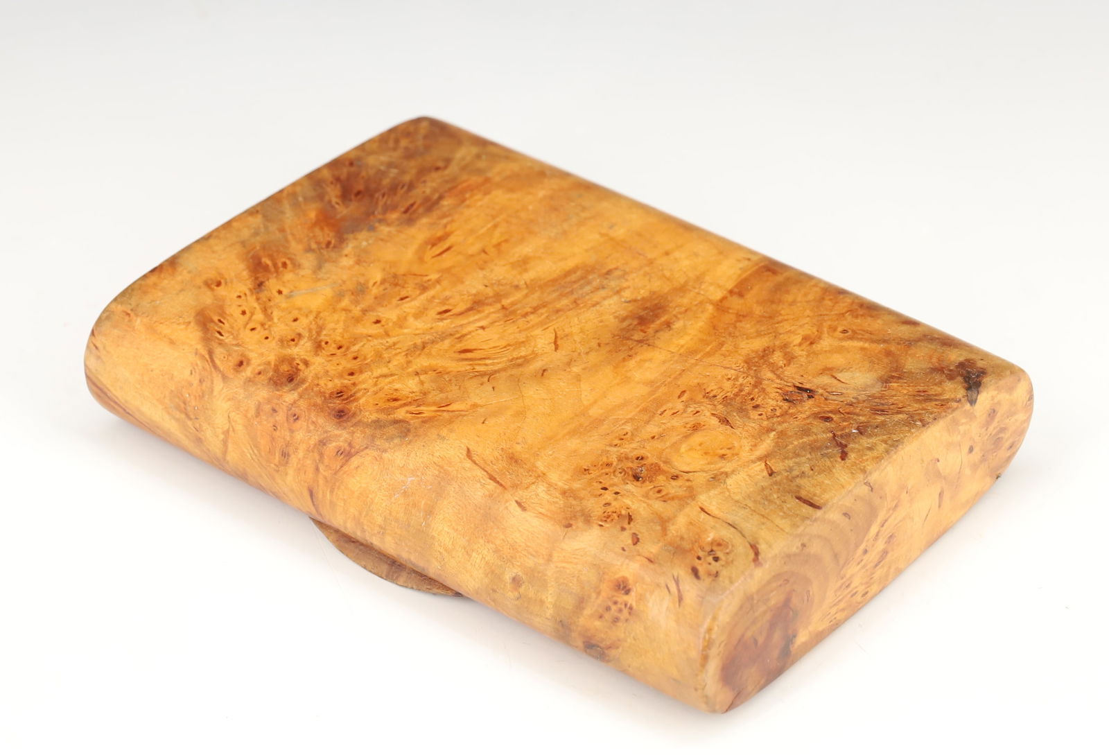 ANTIQUE WALNUT HINGED LID BOX, CASE - 4