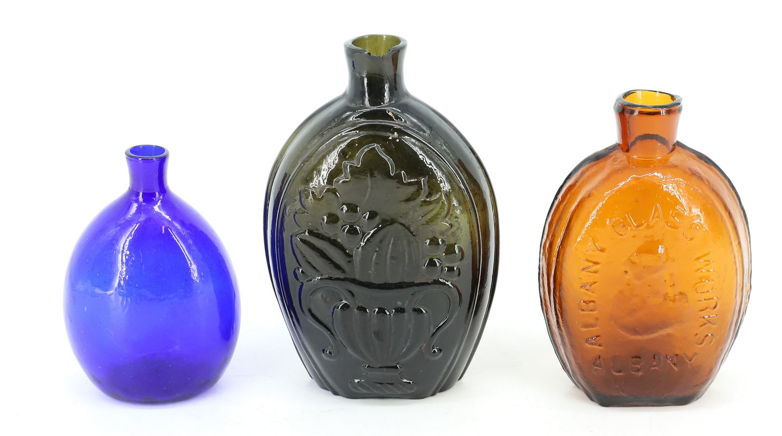 LOT OF HISTORICAL FLASKS (1 of 5)