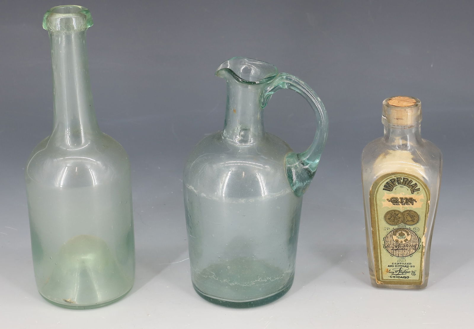 BLOWN GLASS AND GIN BOTTLE (1 of 4)