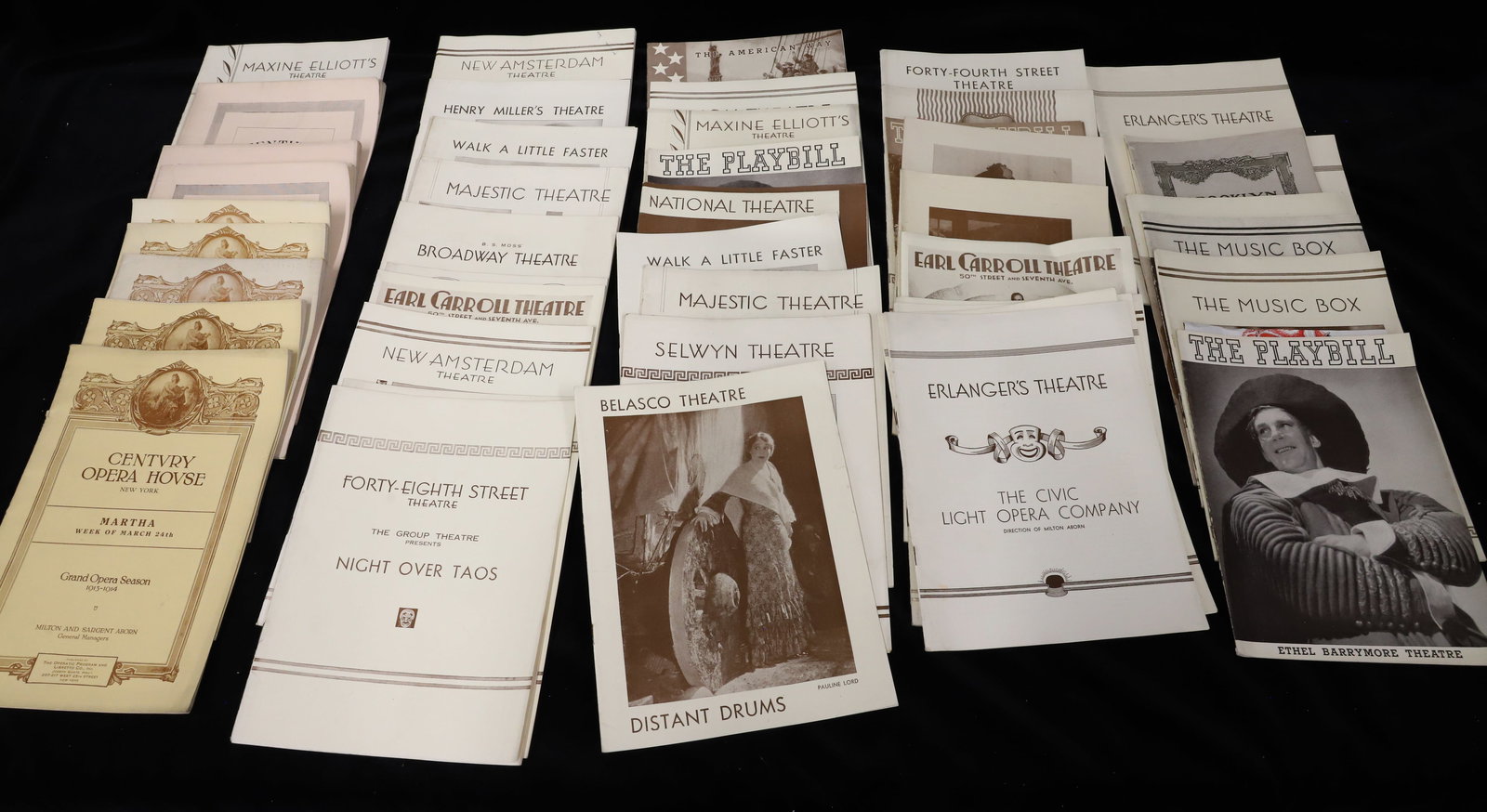 LOT OF THEATRE PLAYBILLS, PROGRAMS (1 of 7)