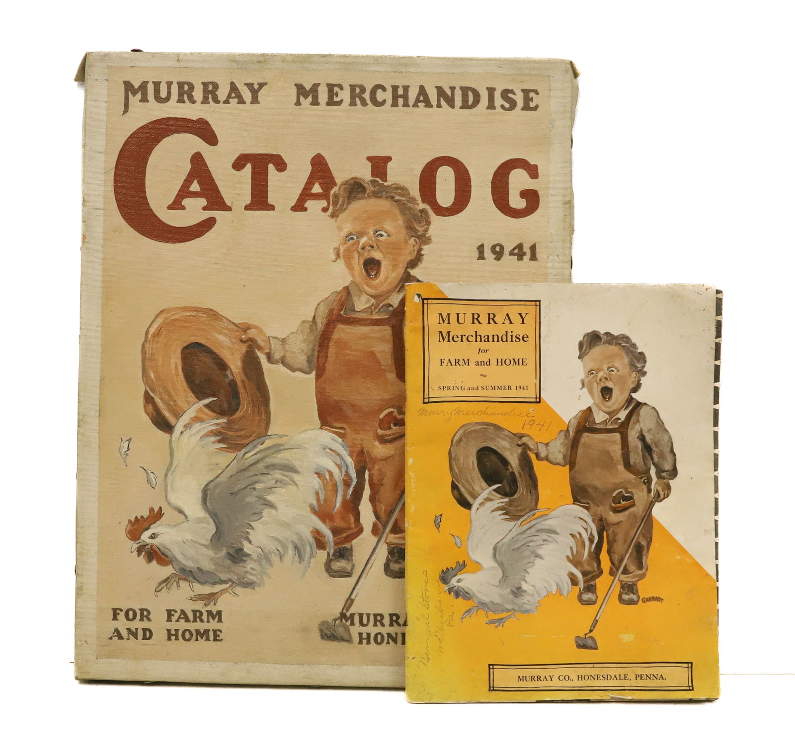 ADVERTISING OIL ON CANVAS BY GARRATT (1 of 7)