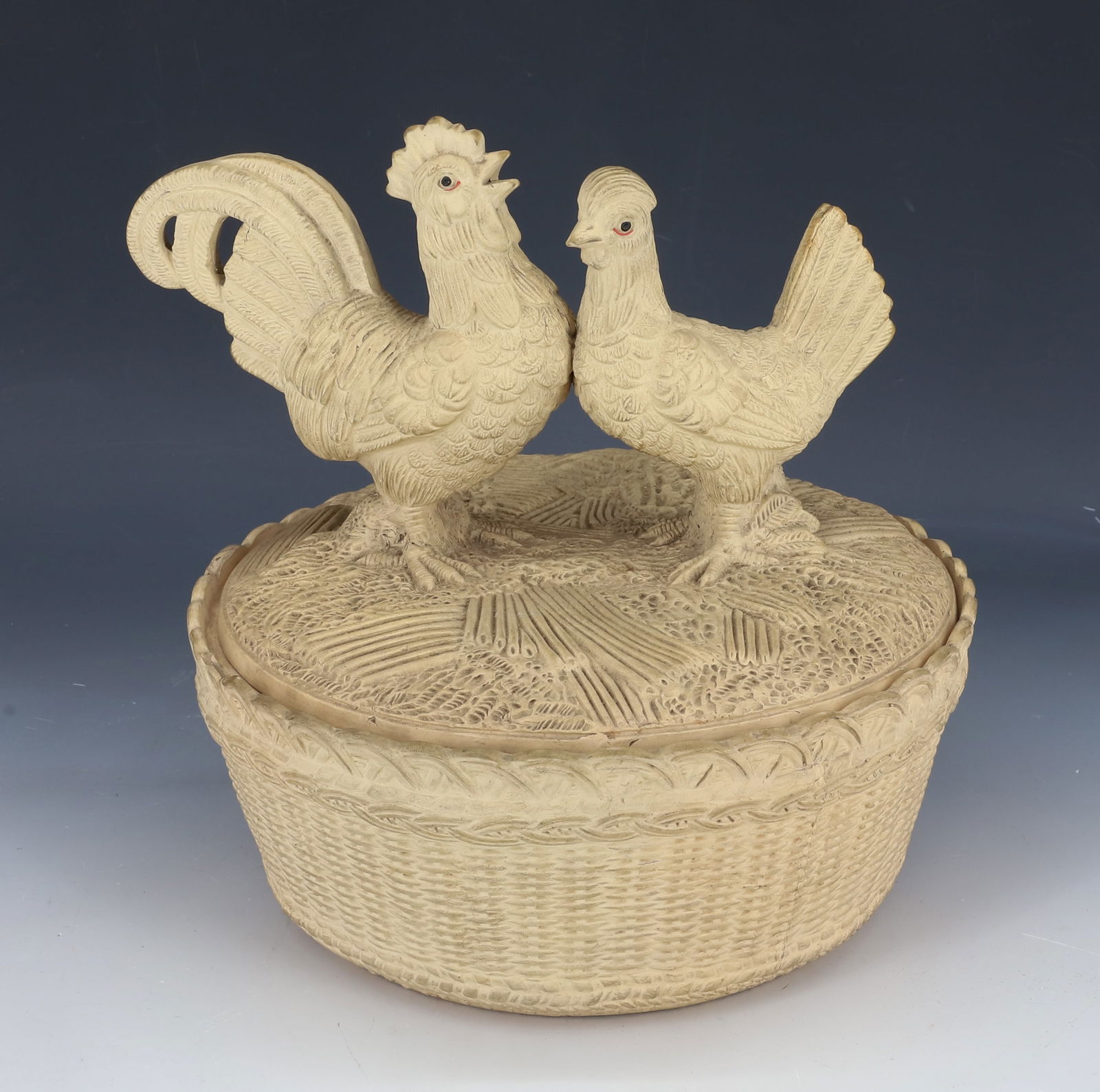 CANEWARE GAME DISH, ROOSTER / HEN (1 of 9)