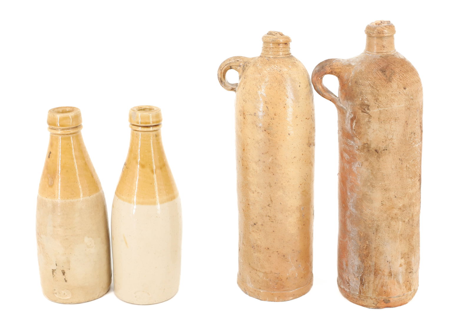 (4) STONEWARE BOTTLES - 3