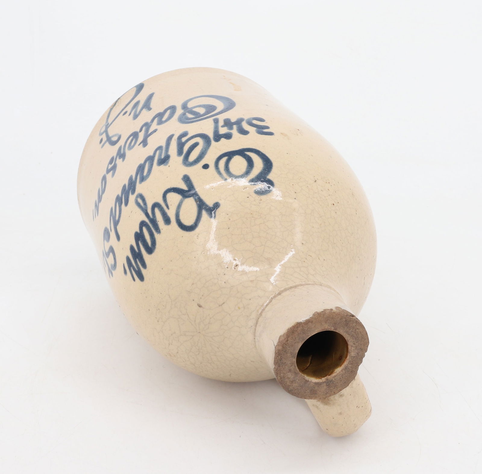 PATERSON, NJ BLUE SCRIPT JUG - 5