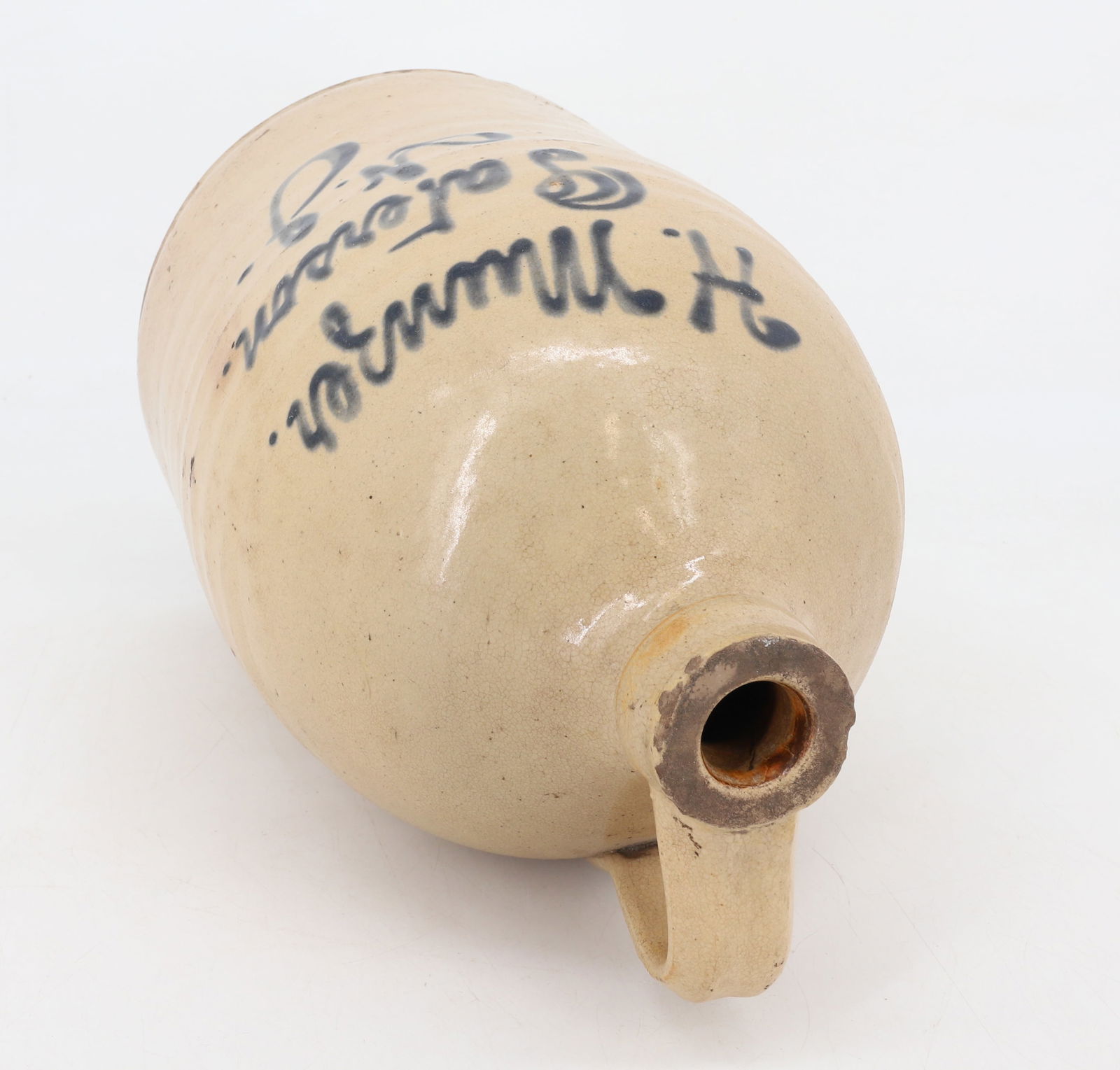 PATERSON, NJ BLUE SCRIPT JUG - 5