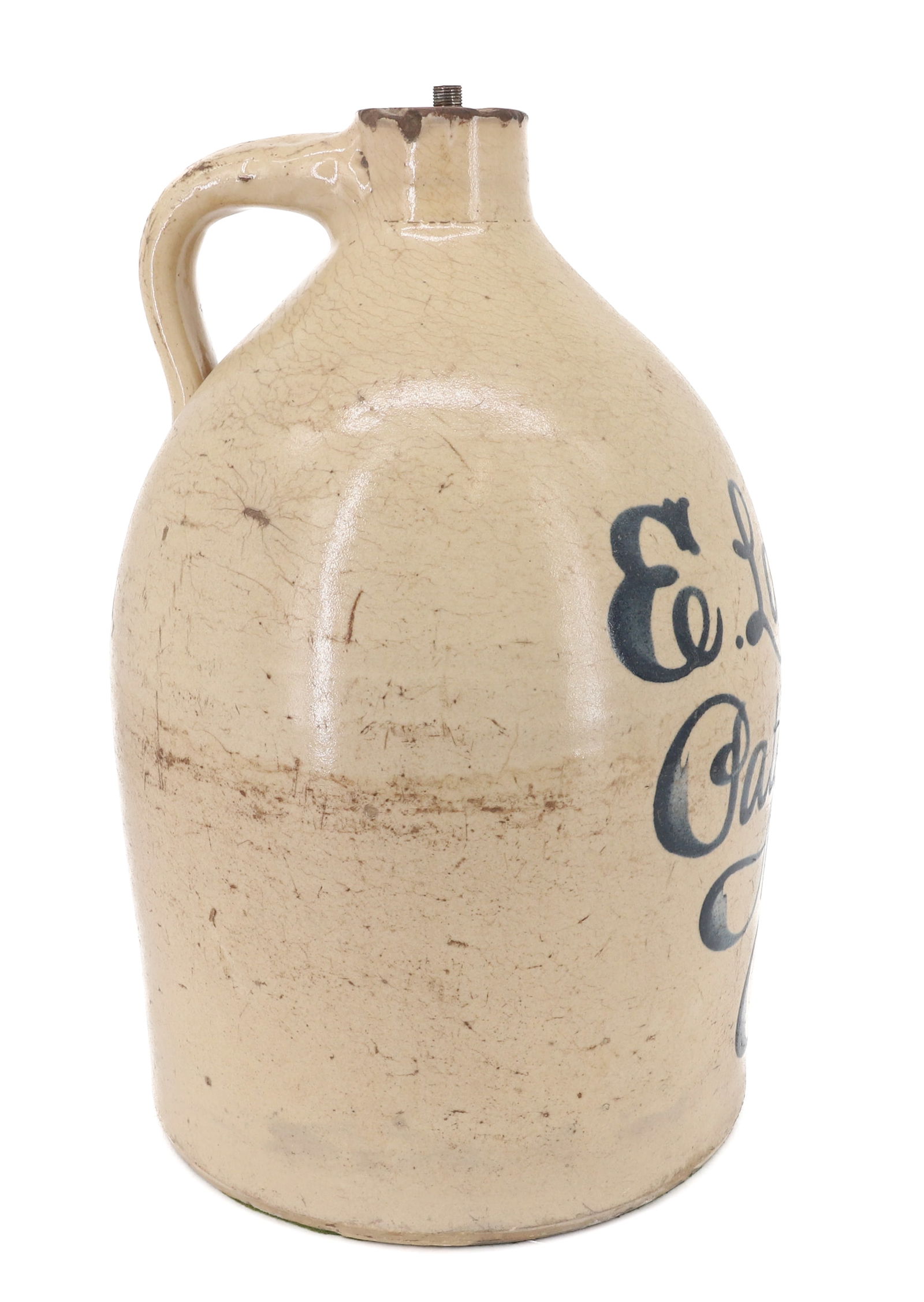 PATERSON, NJ BLUE SCRIPT JUG - 2