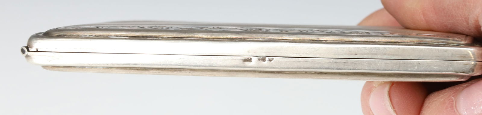 (2) SILVER CIGARETTE CASES - 4