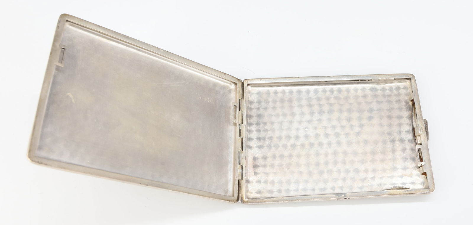 (2) SILVER CIGARETTE CASES - 6
