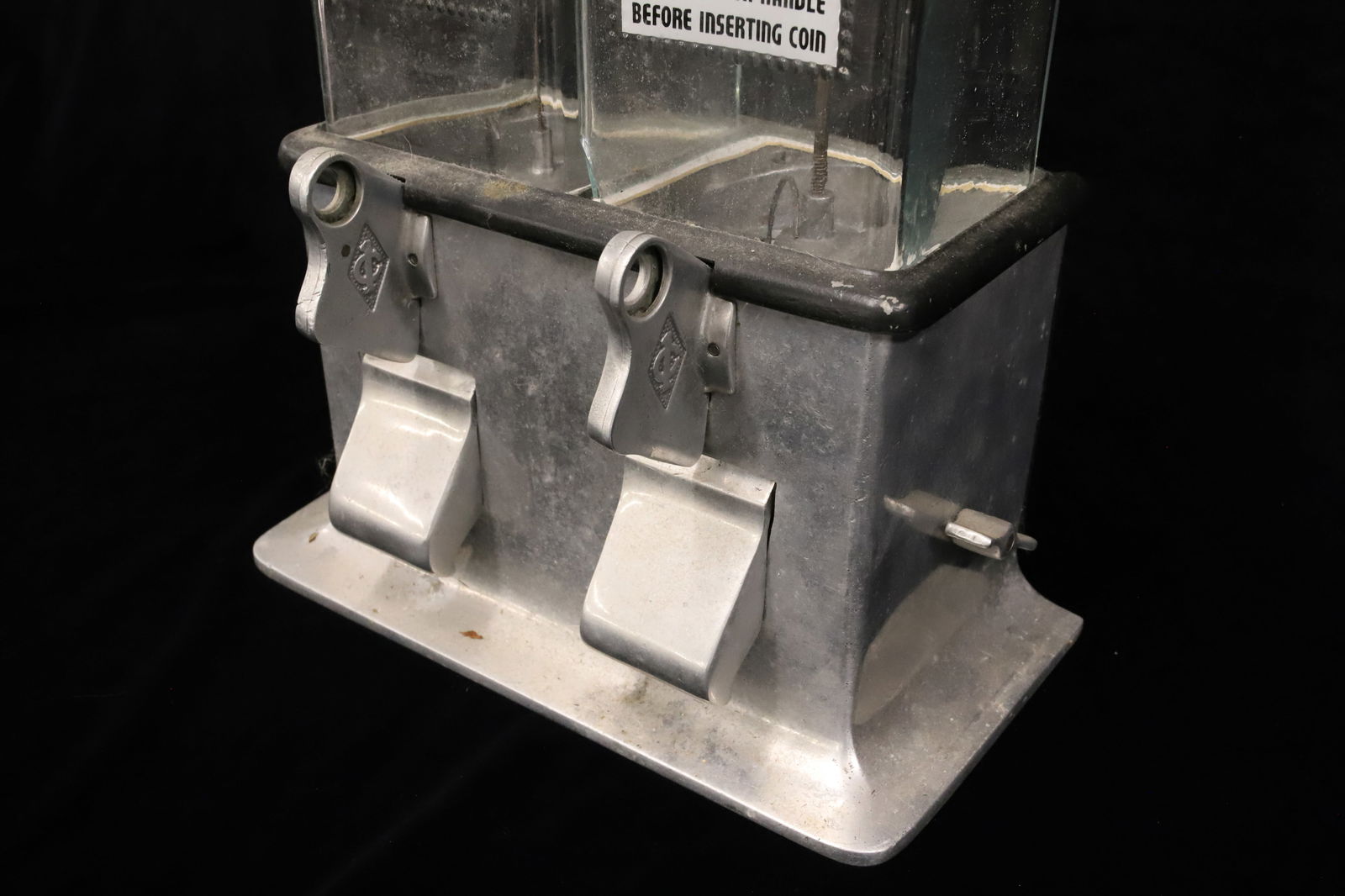 DUPLEX LOG CABIN 1 CENT PEANUT / CANDY DISPENSER - 4