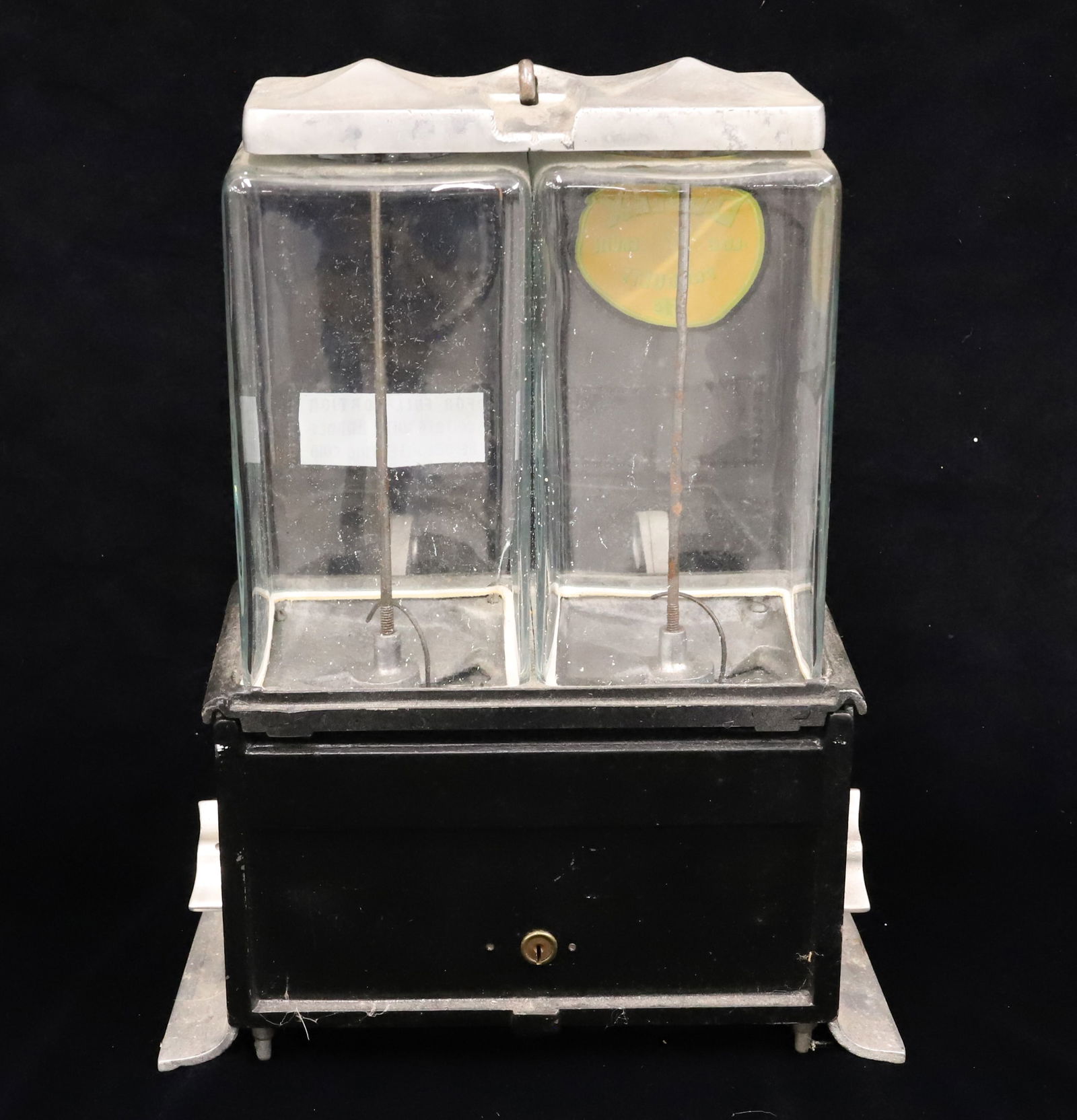 DUPLEX LOG CABIN 1 CENT PEANUT / CANDY DISPENSER - 5