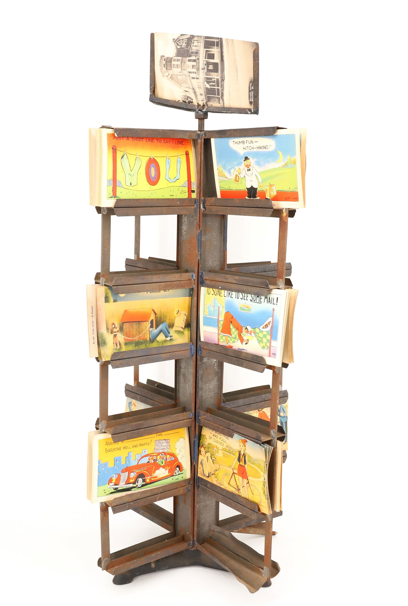 POSTCARD DISPLAY FROM BELFAST HOTEL (1 of 7)