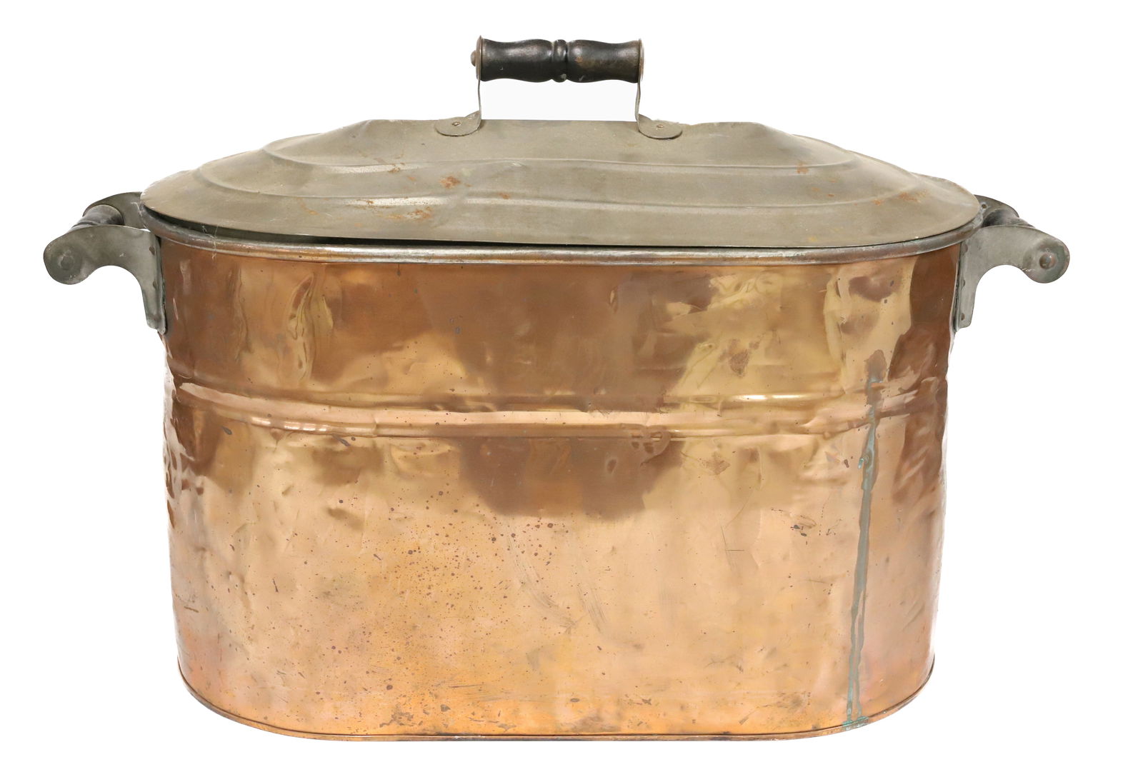 COPPER BOILER W/ TIN LID (1 of 5)