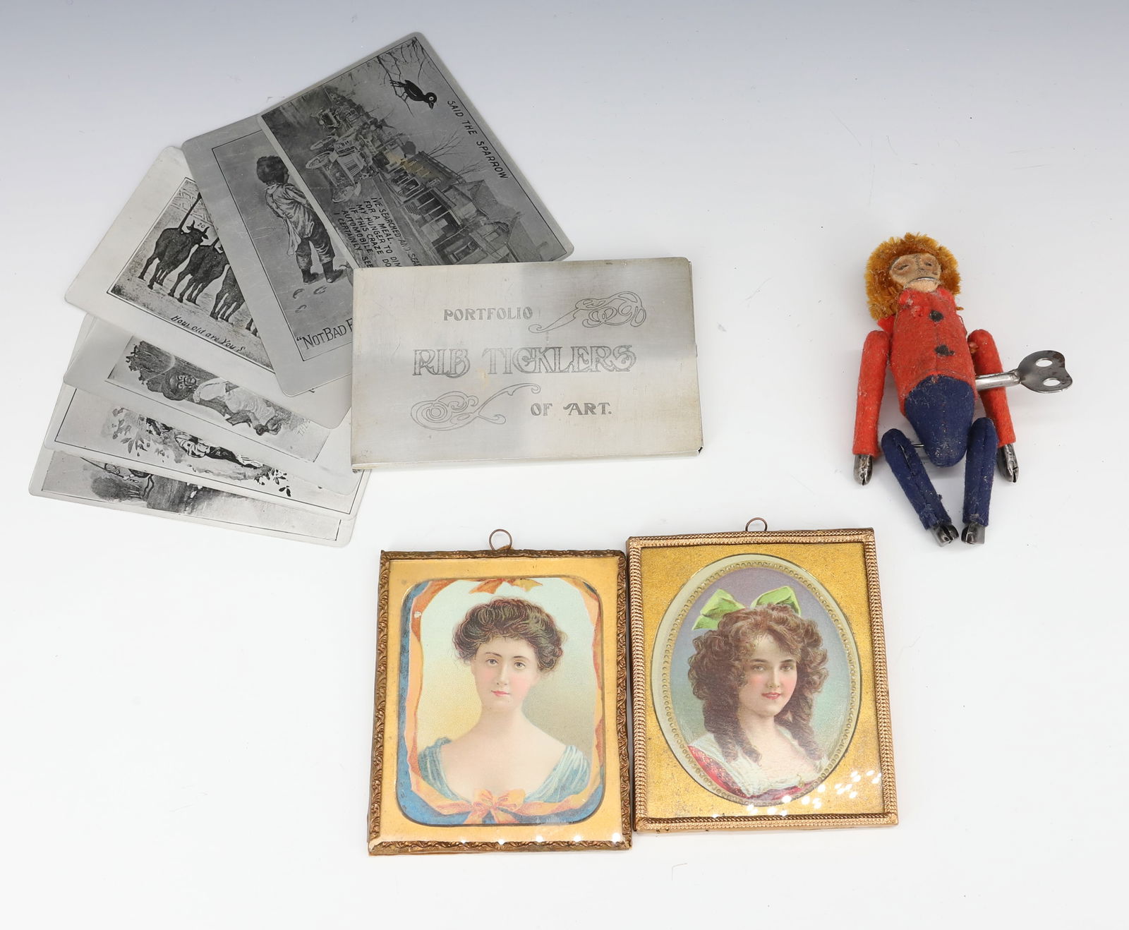 SCHUCO MONKEY, MINIATURE PRINTS, RIB TICKLERS (1 of 5)