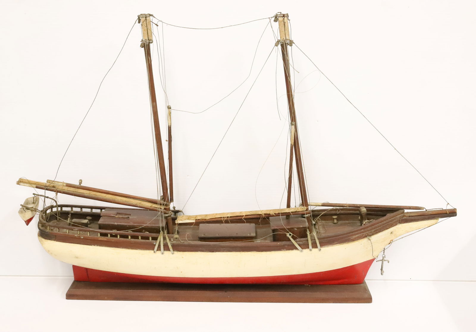 FOLK ART SHIP MODEL - 7
