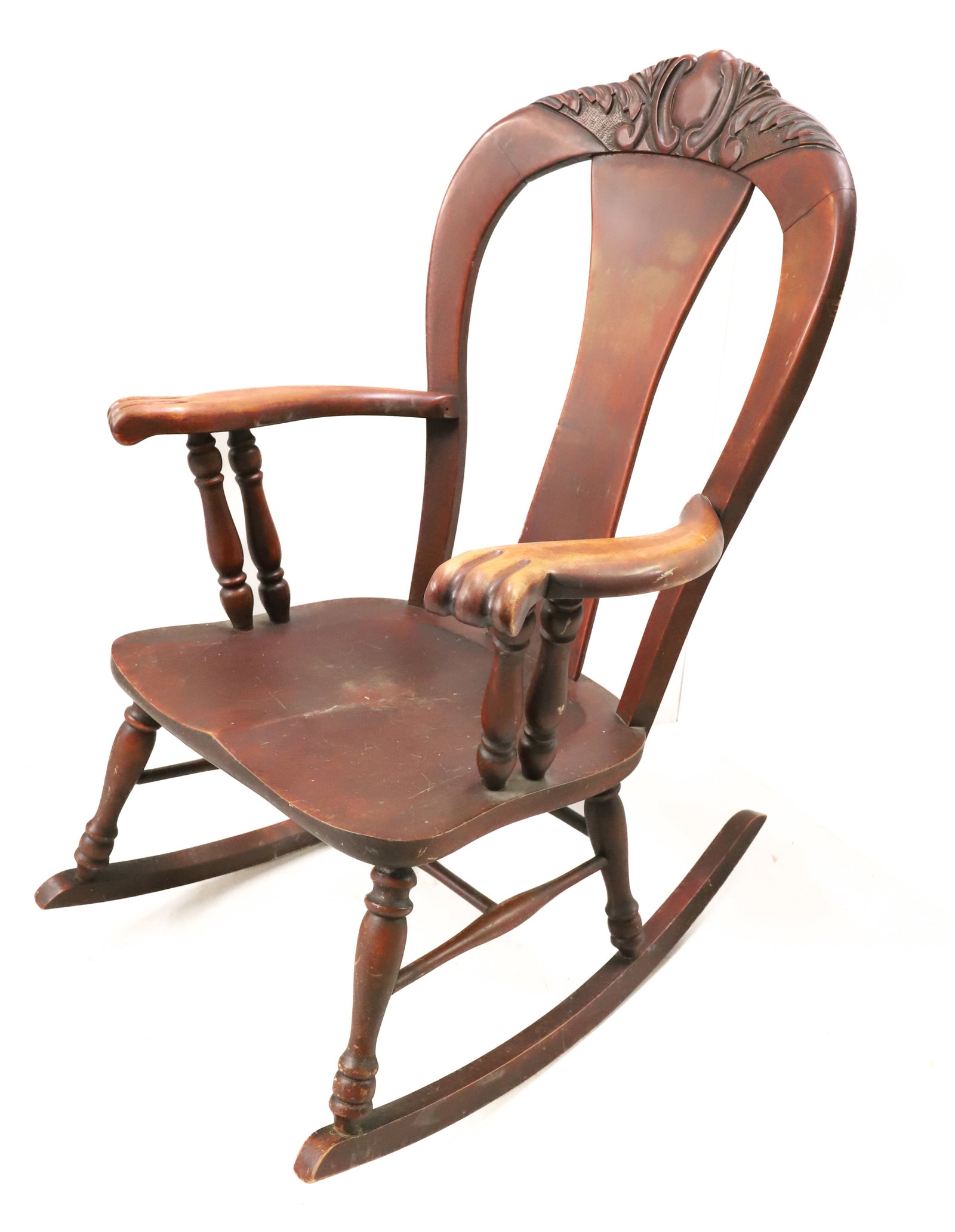 MAHOGANY ROCKING CHAIR (1 of 8)