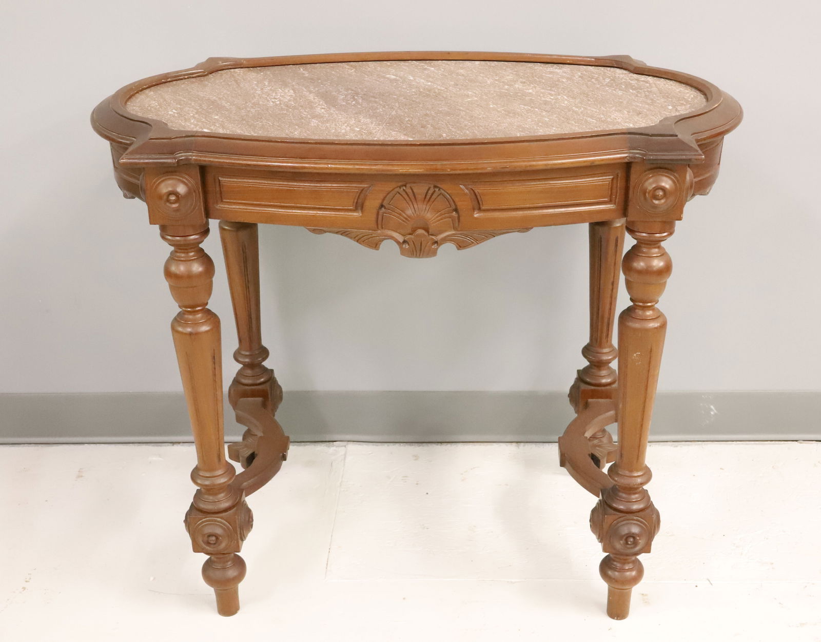 WALNUT VICTORIAN TABLE (1 of 7)