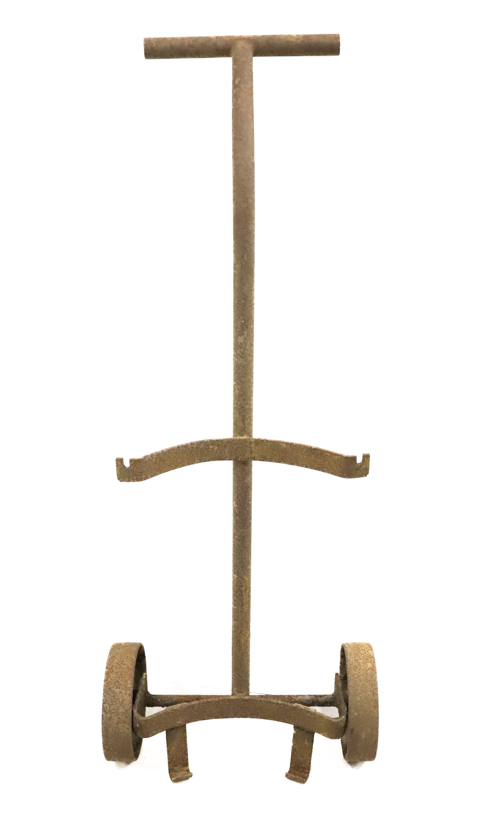 CAST IRON BARREL HAND TRUCK (1 of 2)