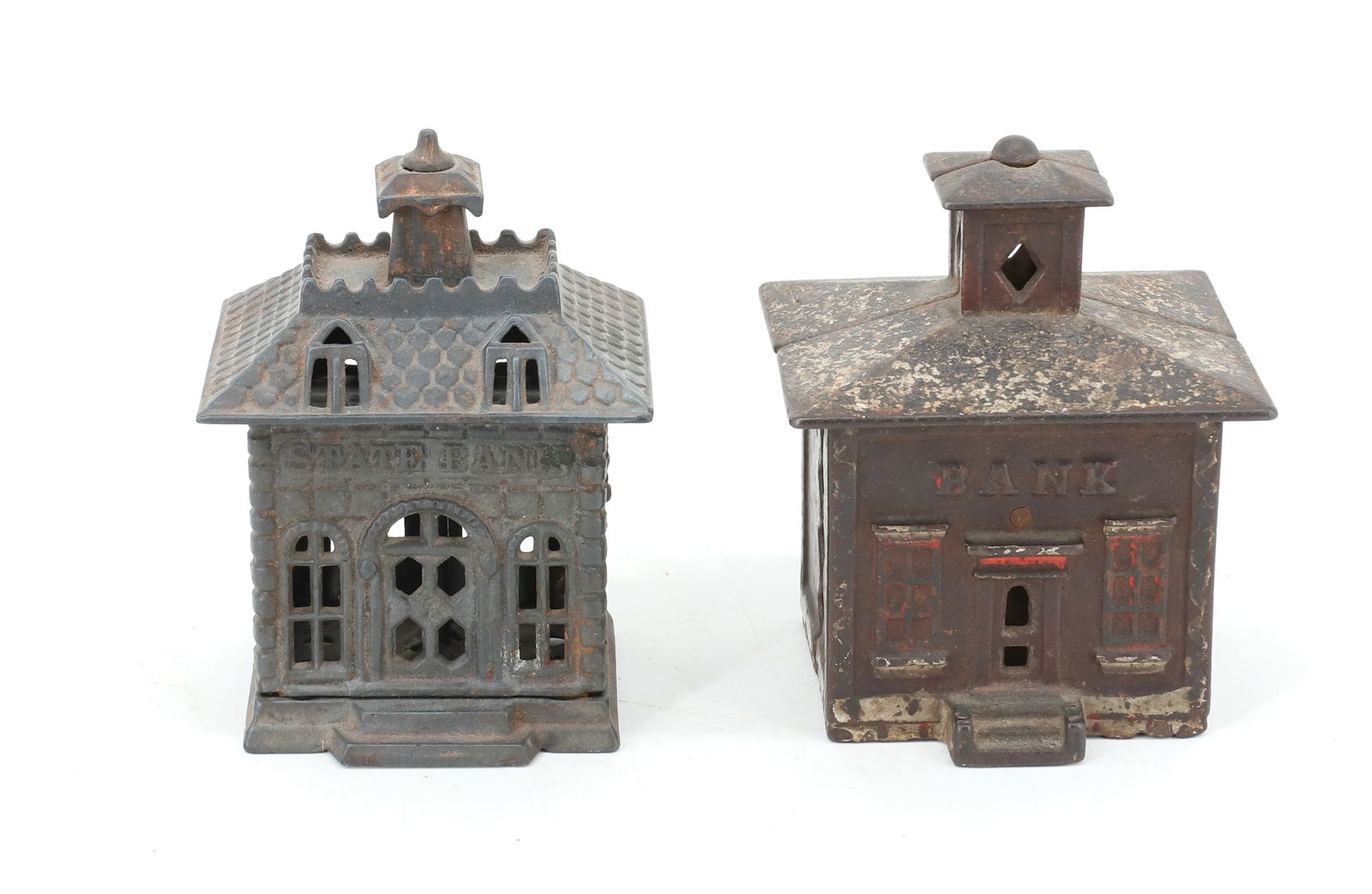 (2) CAST IRON STILL BANKS (1 of 5)