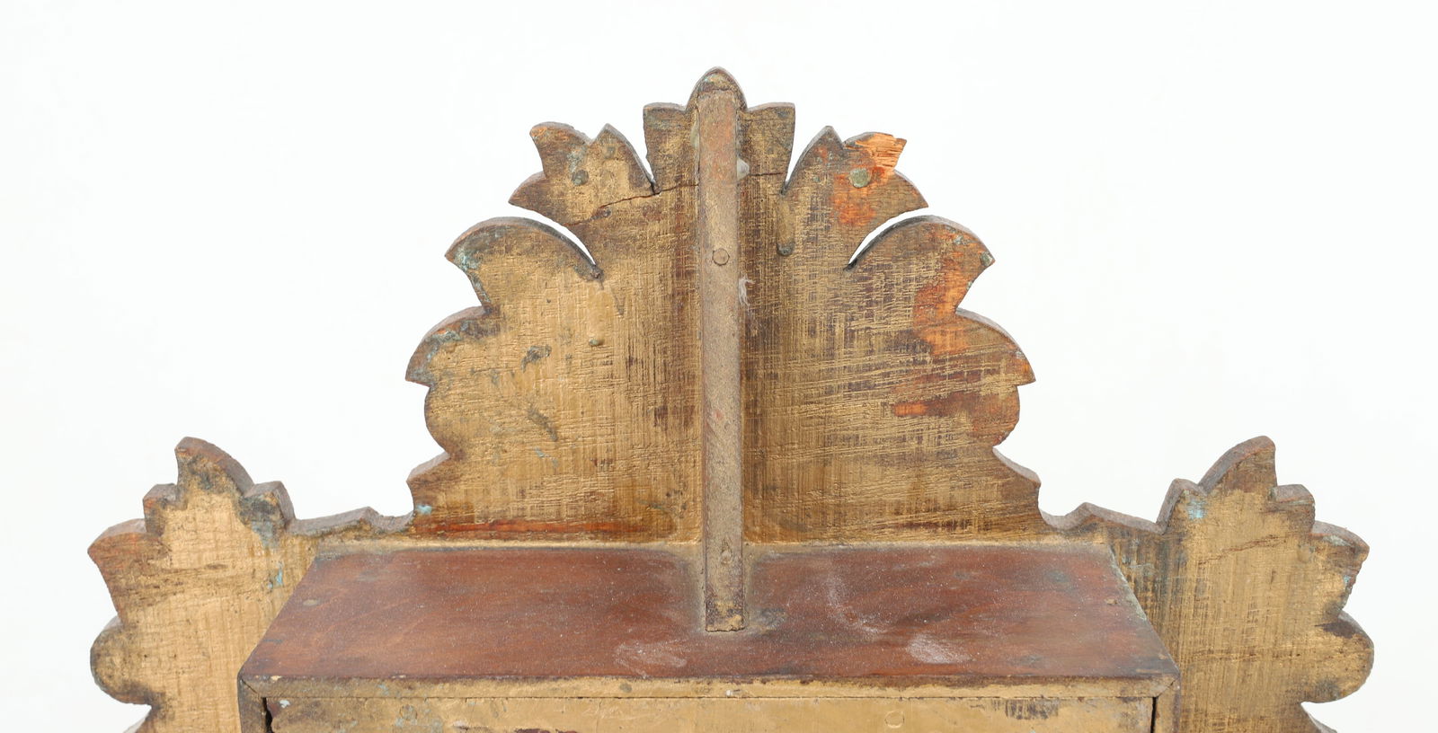 VICTORIAN OAK GINGERBREAD CLOCK - 7