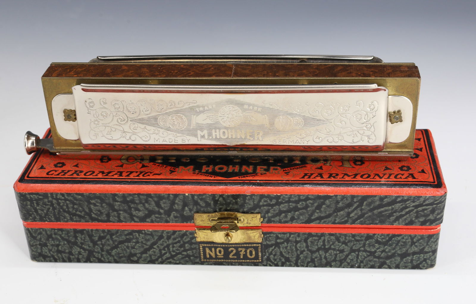 (2) ANTIQUE HARMONICAS - 5