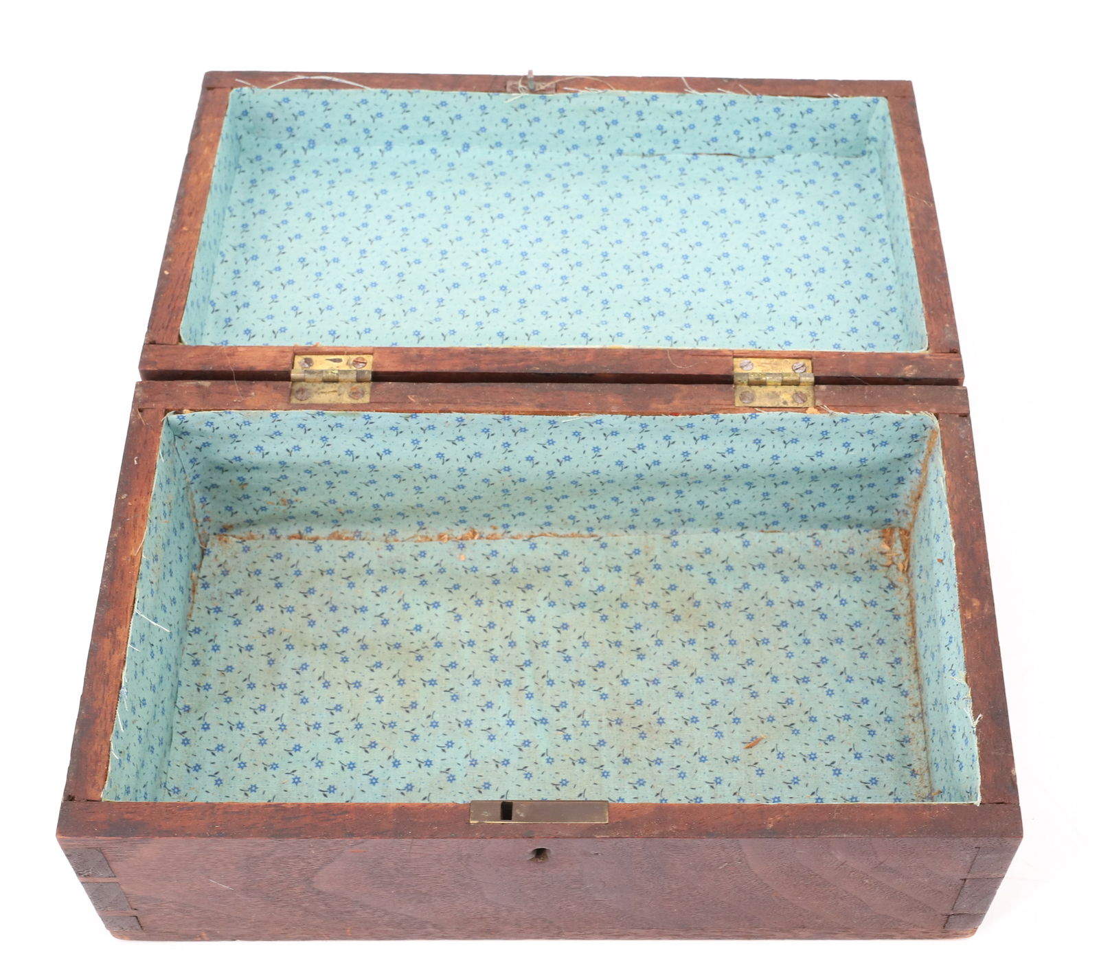 19TH C. WALNUT BOX - 2