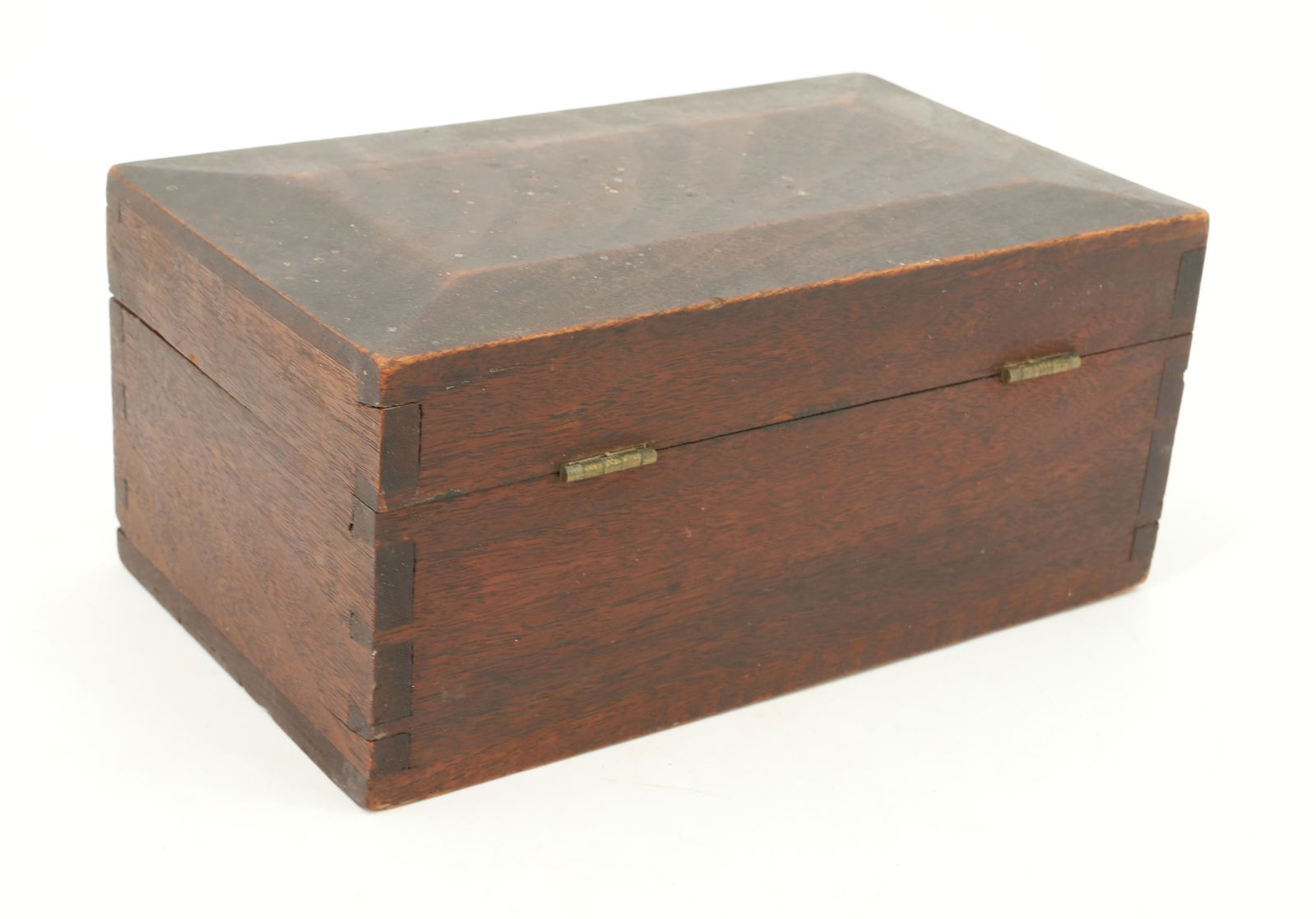 19TH C. WALNUT BOX - 4