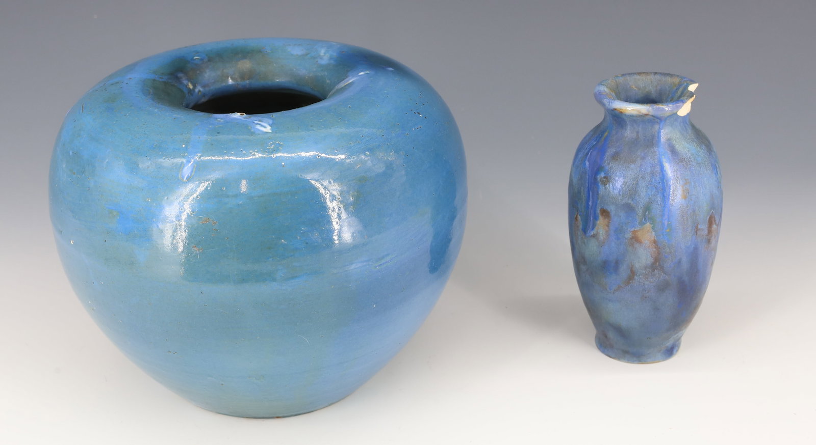 (2) ART POTTERY VASES (1 of 5)