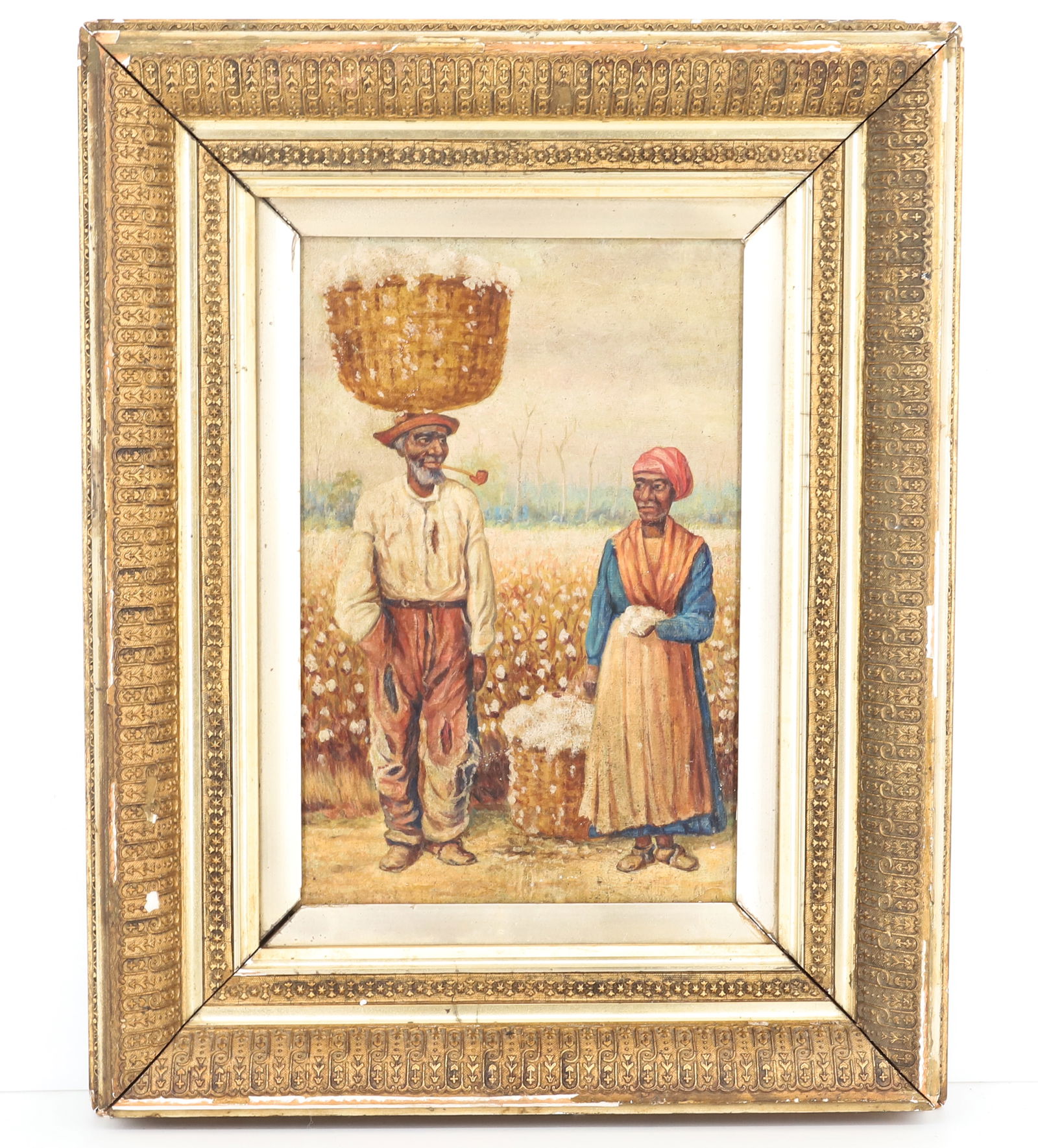 COTTON PICKERS OIL ON BOARD (1 of 4)