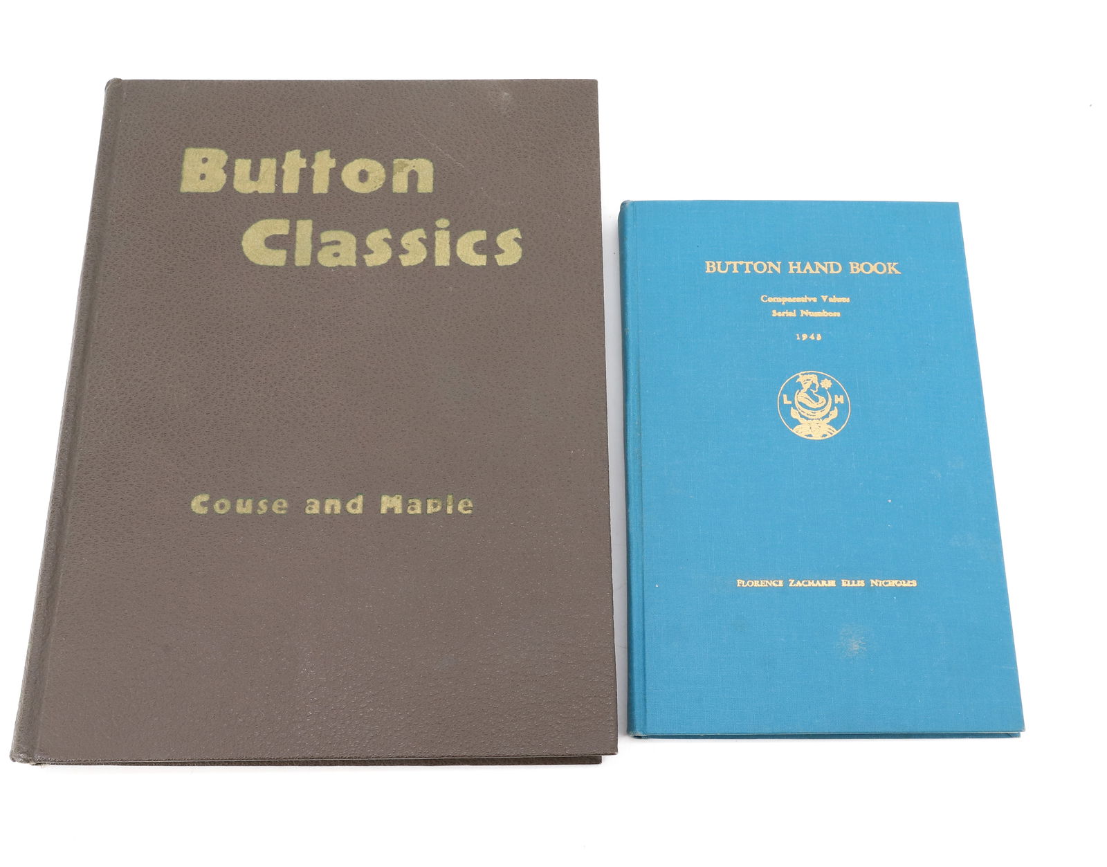 (2) REFERENCE BOOKS ON BUTTONS