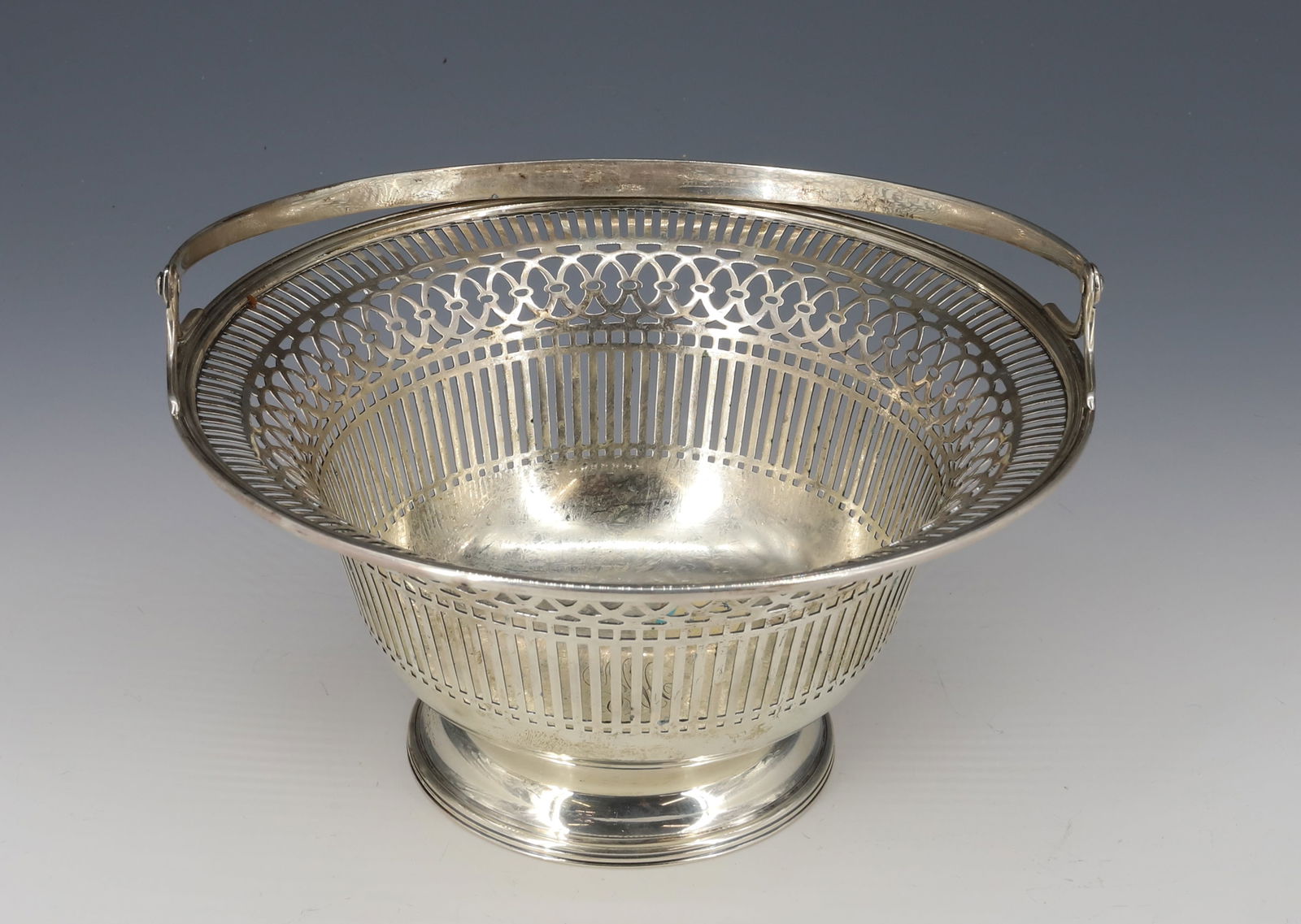 STERLING SILVER RETICULATED BASKET (1 of 4)