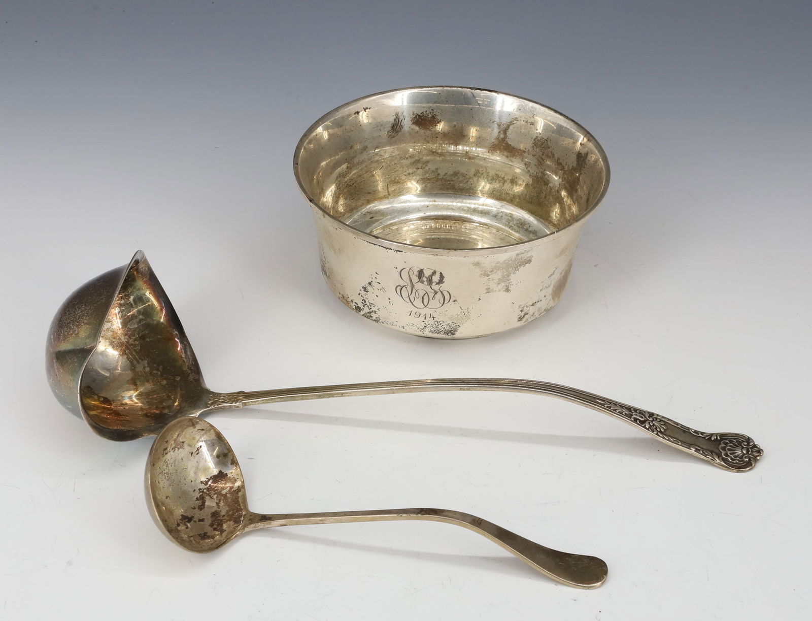 (3) STERLING SILVER LADLE LOT (1 of 3)