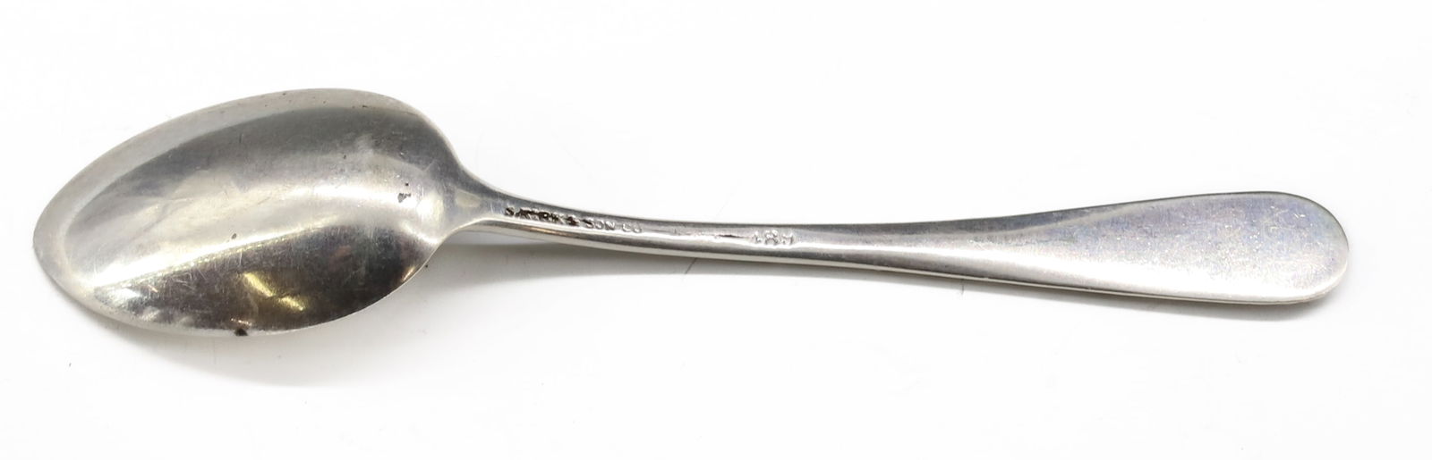 (6) STERLING SILVER REPOUSSE TEASPOONS - 3