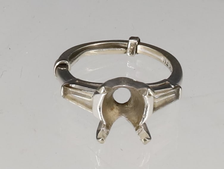 14K WHITE GOLD SETTING (1 of 4)