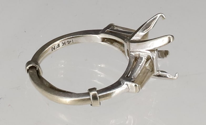 14K WHITE GOLD SETTING - 2