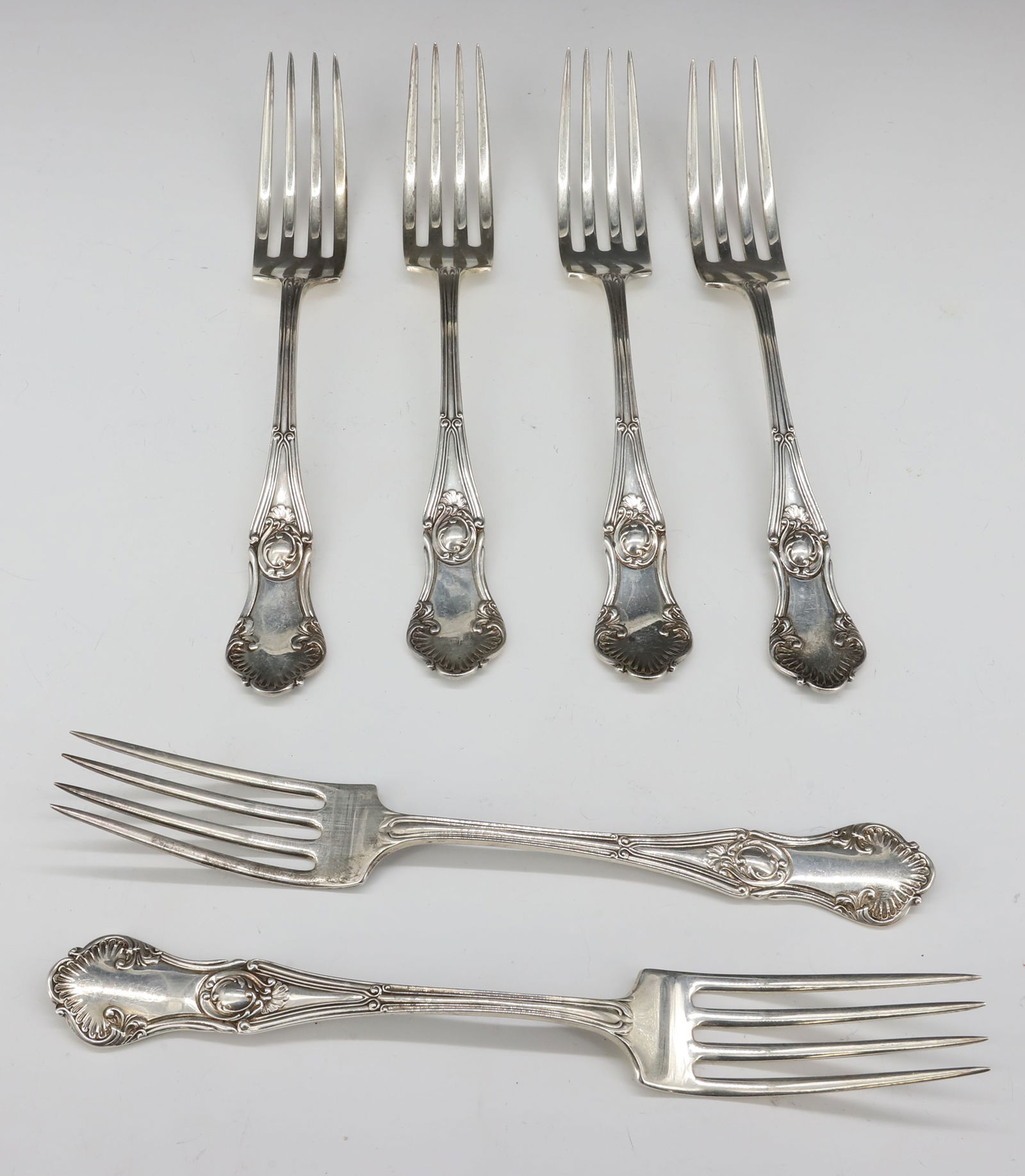 (6) STERLING SILVER VICTORIAN GORHAM FORKS (1 of 3)