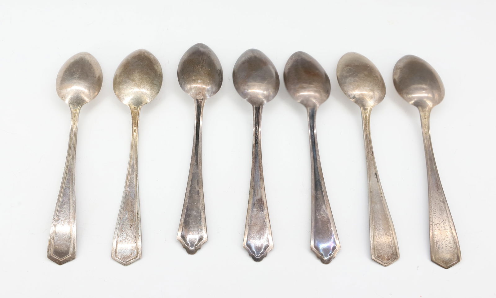 (7) STERLING SILVER TEASPOONS - 2