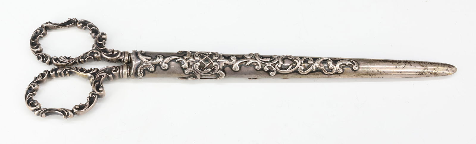 STERLING SILVER GORHAM SCISSORS IN SHEATH (1 of 5)