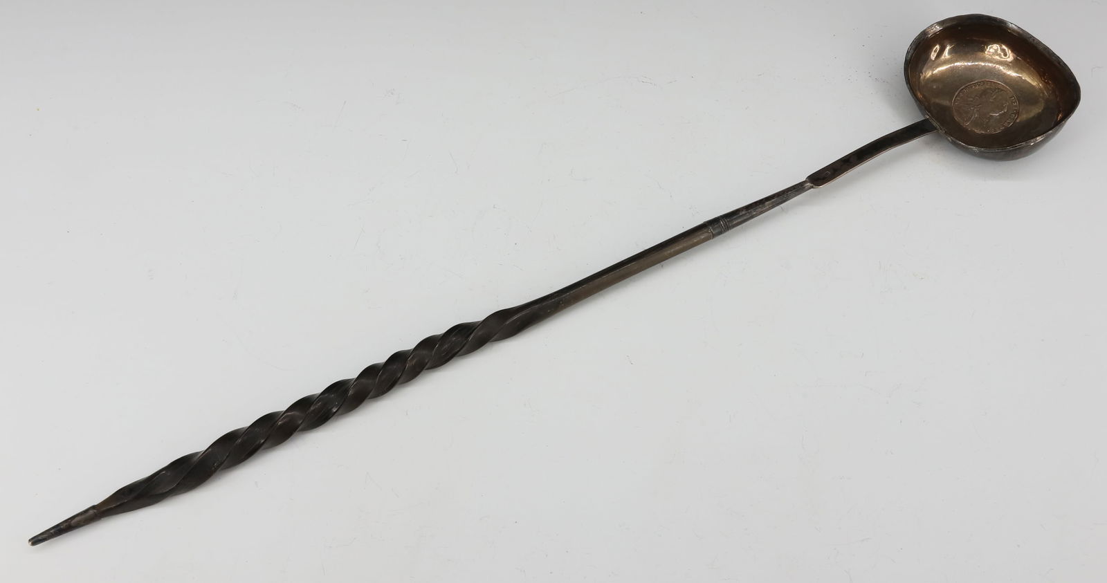 GEORGIAN SILVER BRANDY LADLE (1 of 6)