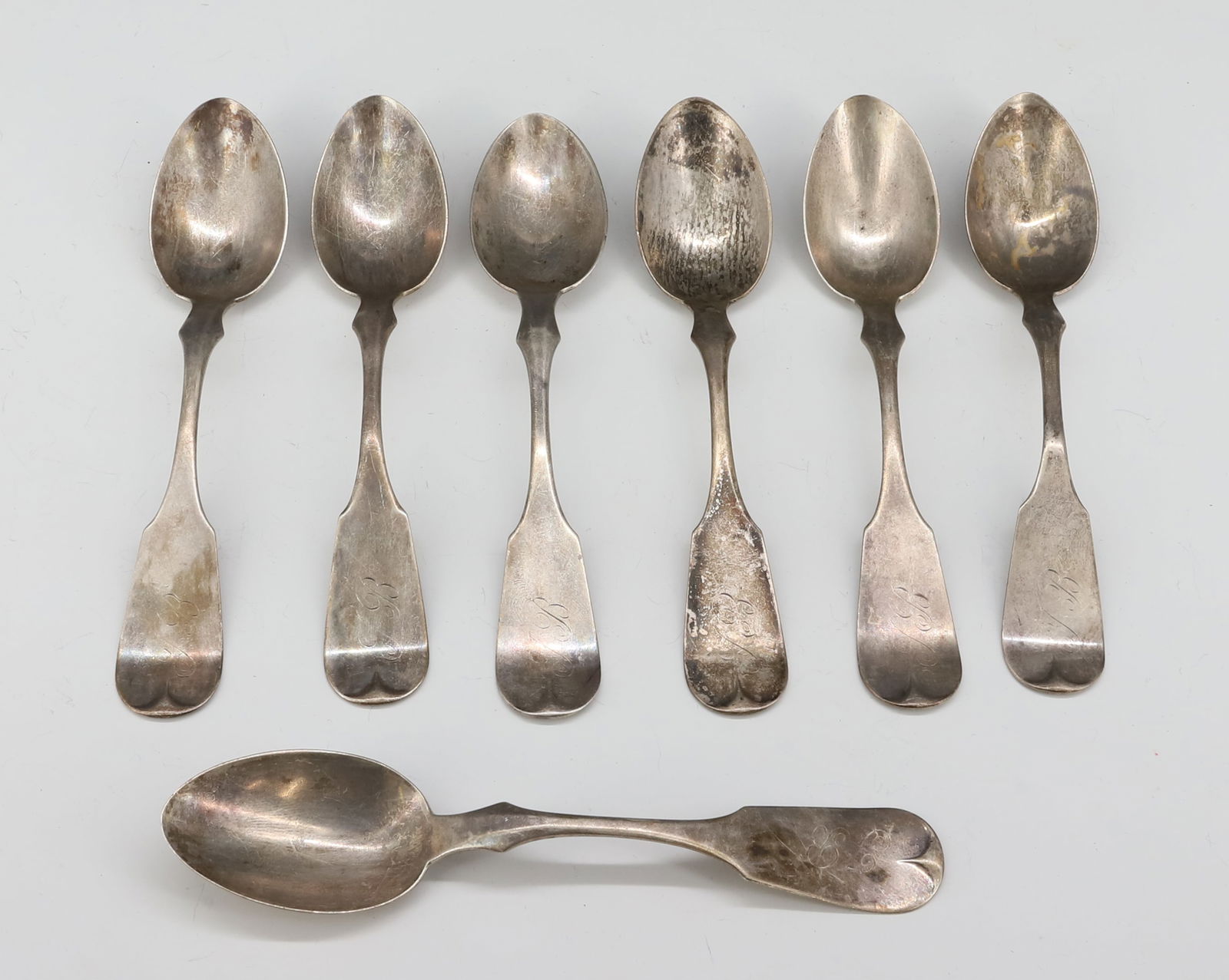 (7) STERLING SILVER TEASPOONS (1 of 4)