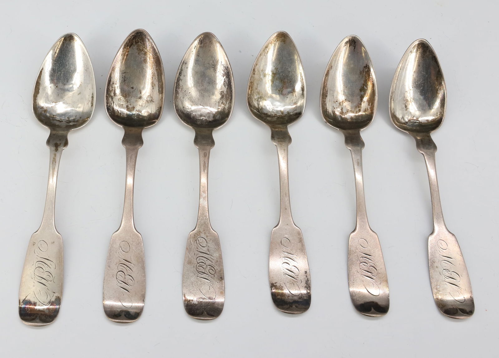 (6) AMERICAN COIN SILVER TEASPOONS (1 of 2)