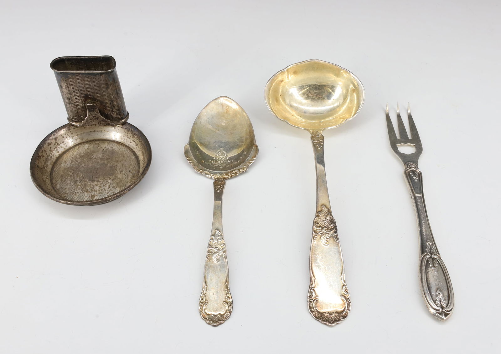 (4) STERLING SILVER, 800 SILVER, COIN SILVER LOT (1 of 2)