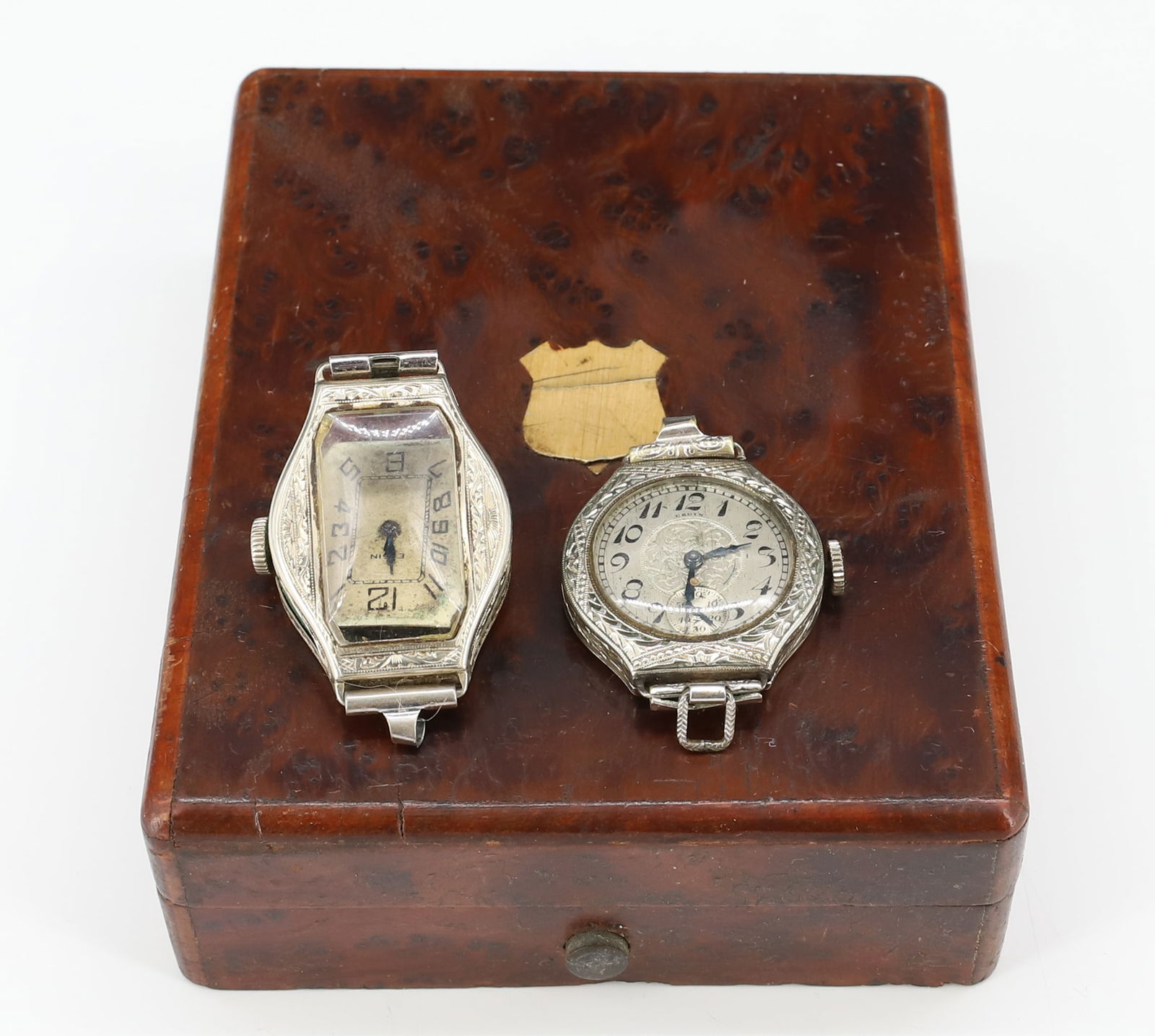 (3) 14K WHITE GOLD WATCHES/ POCKET WATCH CASE (1 of 5)